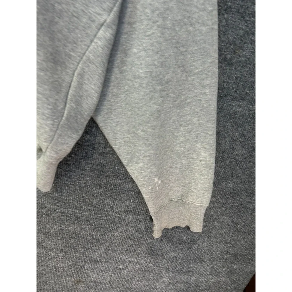 VTG Nike Team Texas Longhorns Full Zip Hoodie Men's Gray Fleece Sports - Large